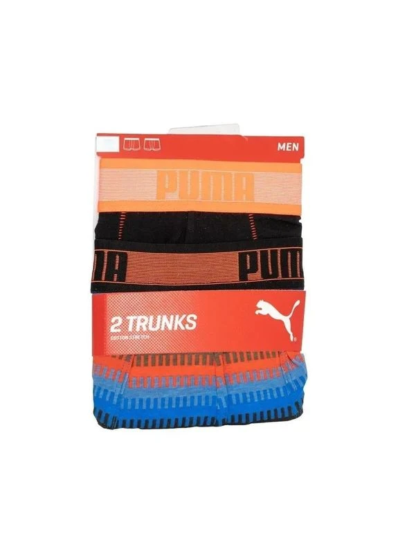 Труси Worldhood Stripe Trunk Black/Multi (2 шт) 501004001-030 Puma (399401984)