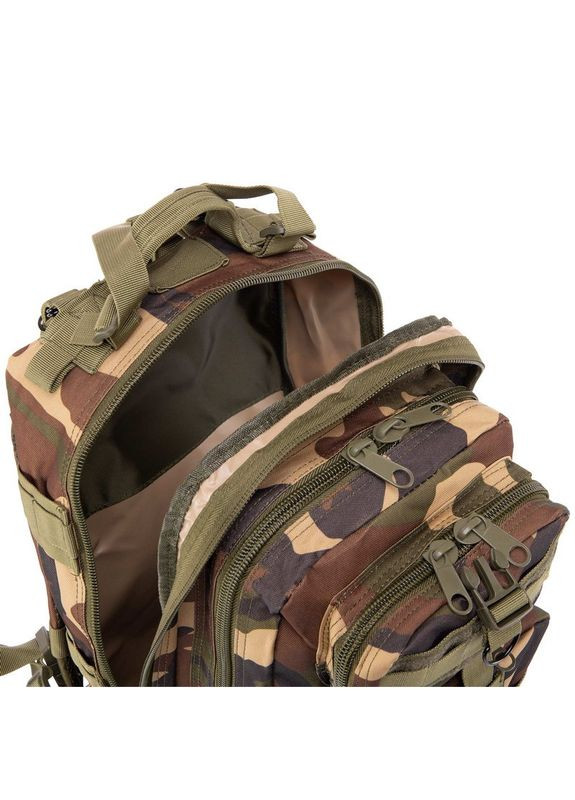 Рюкзак тактический штурмовой (нейлон, оксфорд 900D, р-р 40x22x17см, 15л, Камуфляж Woodland) (ZK-5502_Камуфляж SP-Sport (361438658)