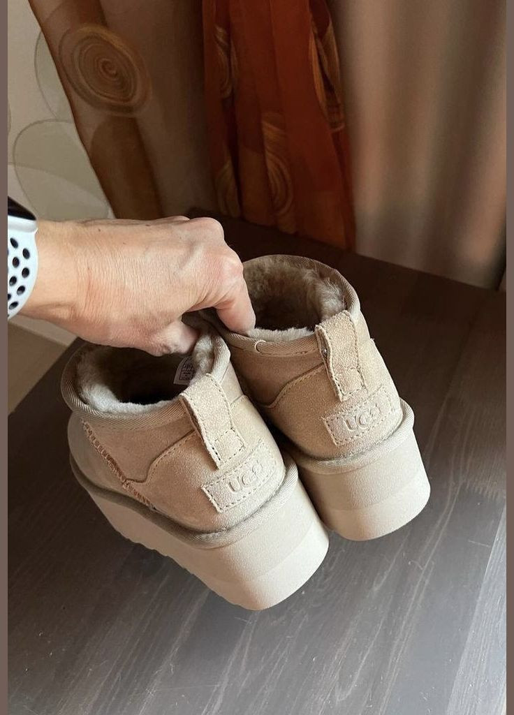 Угги Платформа Замшевые Classic Ultra Mini Platform UGG (305065099)