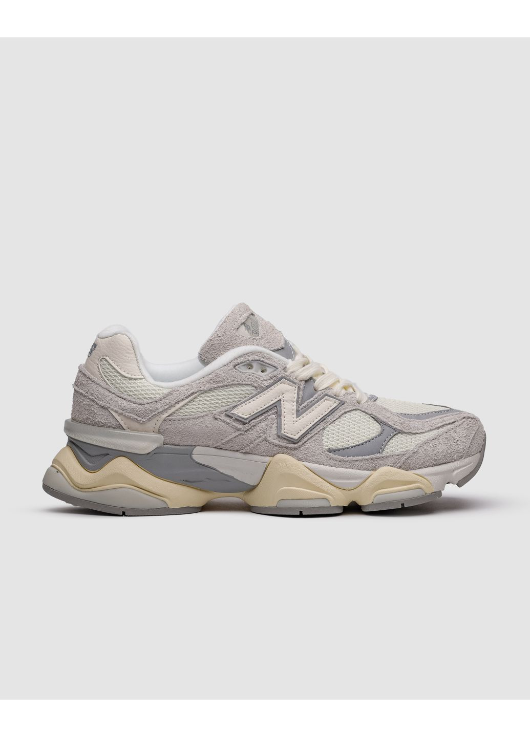 КРОССОВКИ ЖЕНСКИЕ NEW BALANCE 9060 GREY / WHITE НЬЮ БЕЛАНС 9060 No Brand серые демисезоны (367169481)