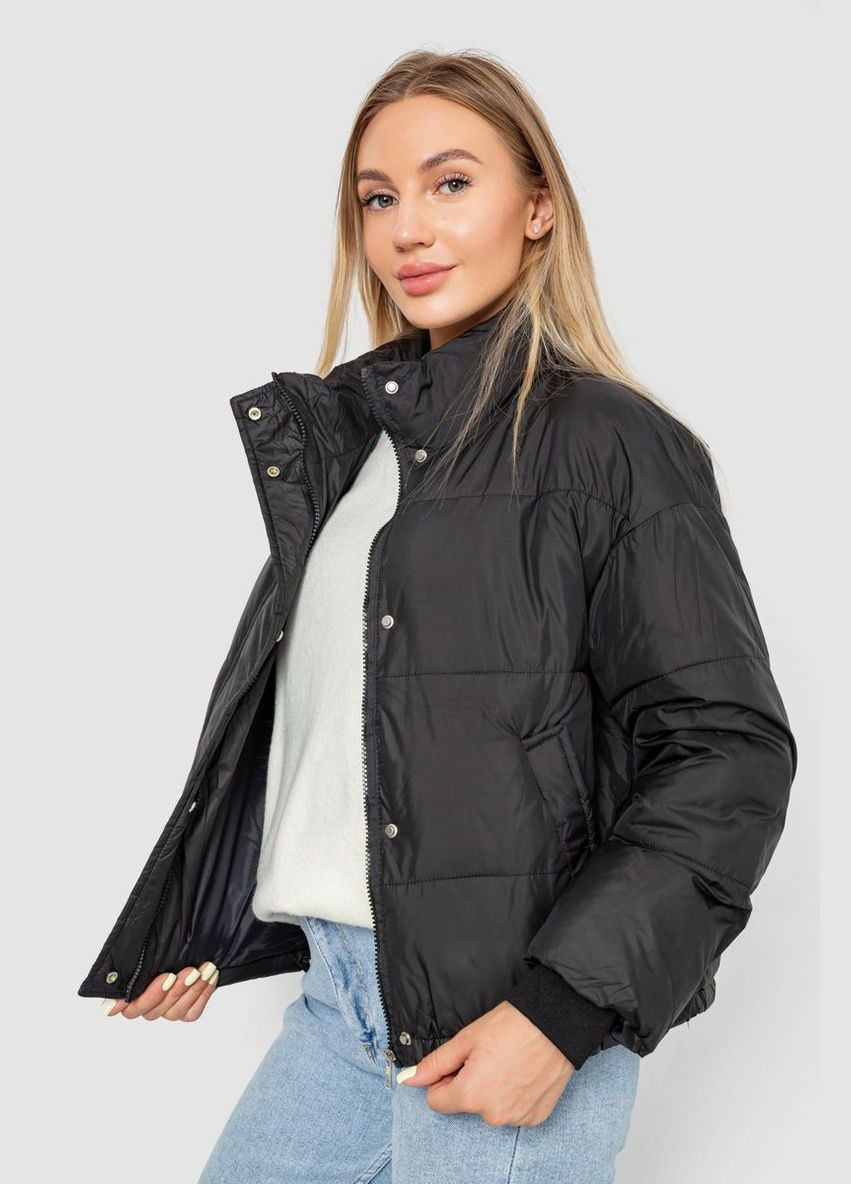 Черная демисезонная куртка женская Ager 244R888
