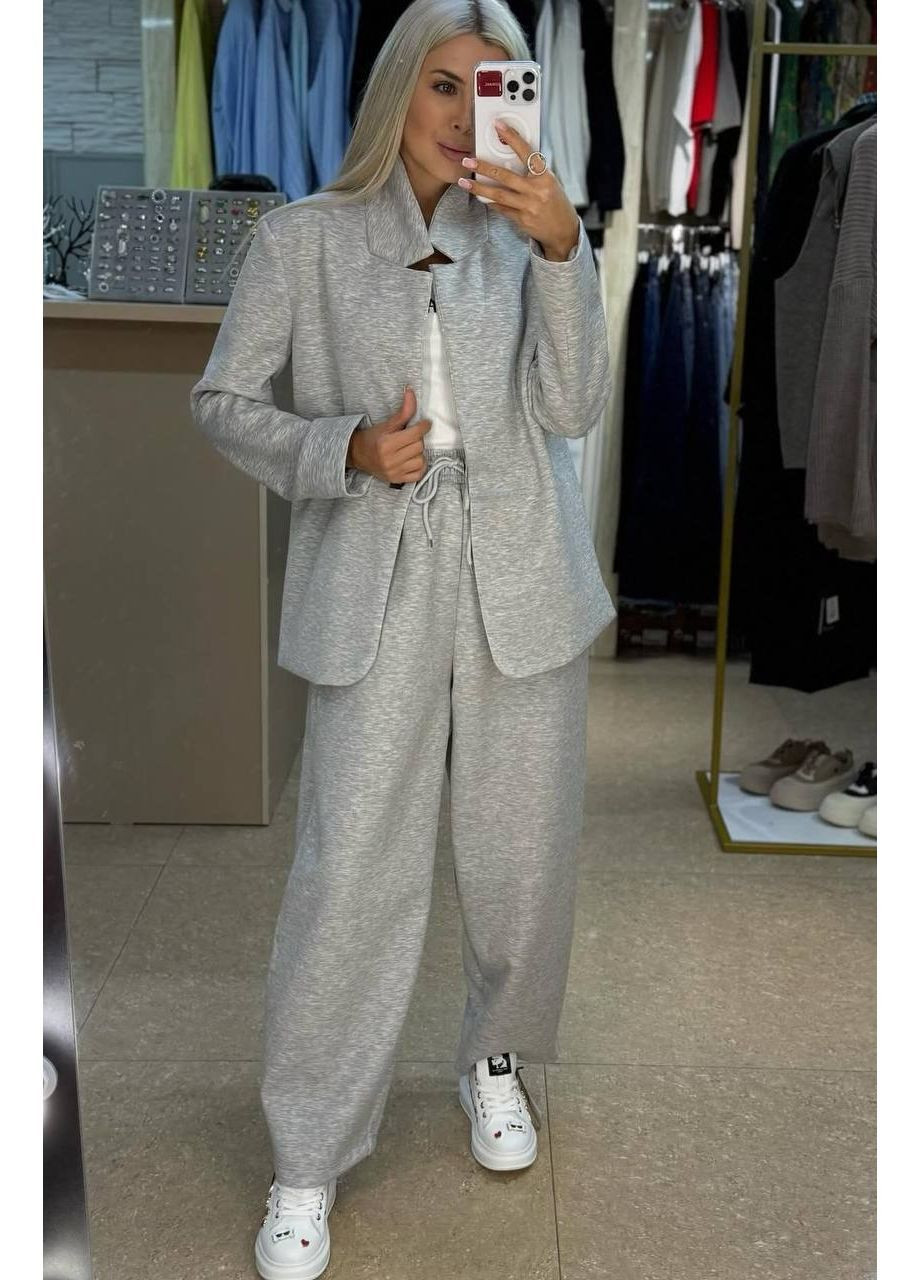 Жіночий костюм із двонитки No Brand (365639447)