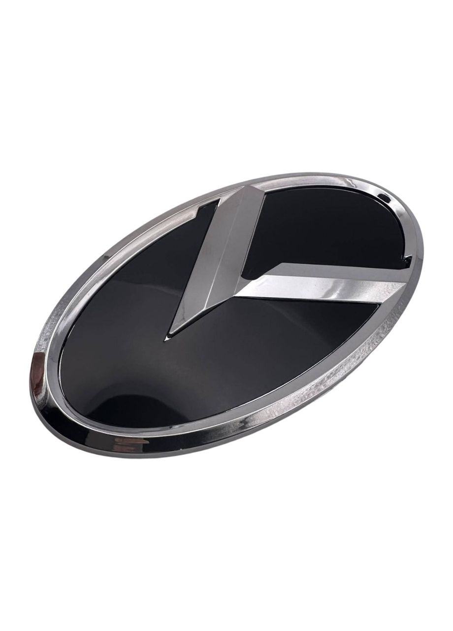 Эмблема хром (обод хром) 110х56 мм (на скотче) Kia (369611699)