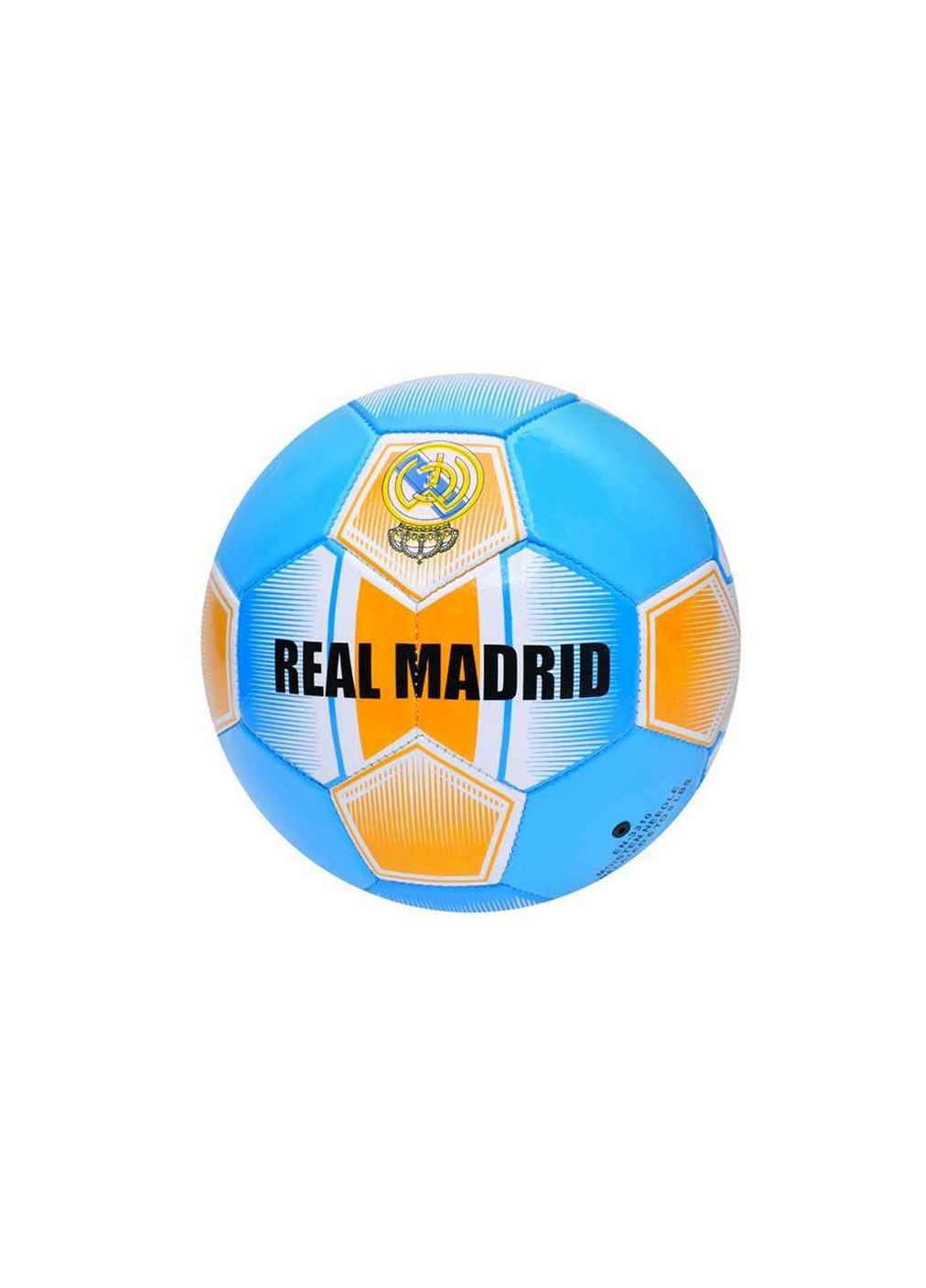 Мяч футбольный размер ПВХ вес 280г в ассортименте EN 3310 REAL MADRID Metr (365736590)