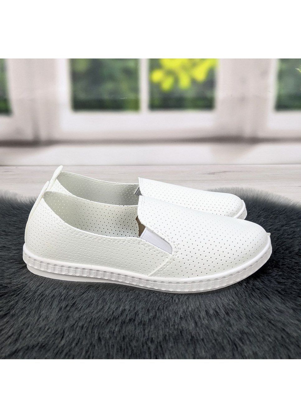 Сліпони жіночі еко-шкіра перфоровані SV (294050618)
