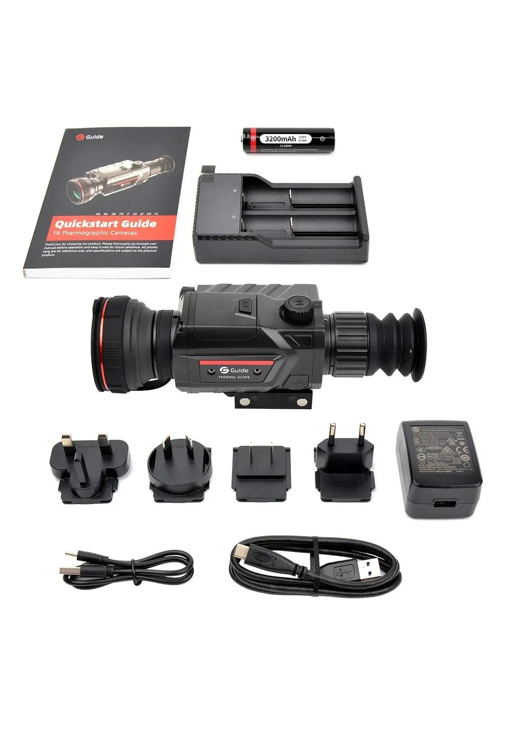 Тепловизионный монокуляр Guide TR650 50мм 640x480px (до 3300м) No Brand (332637460)