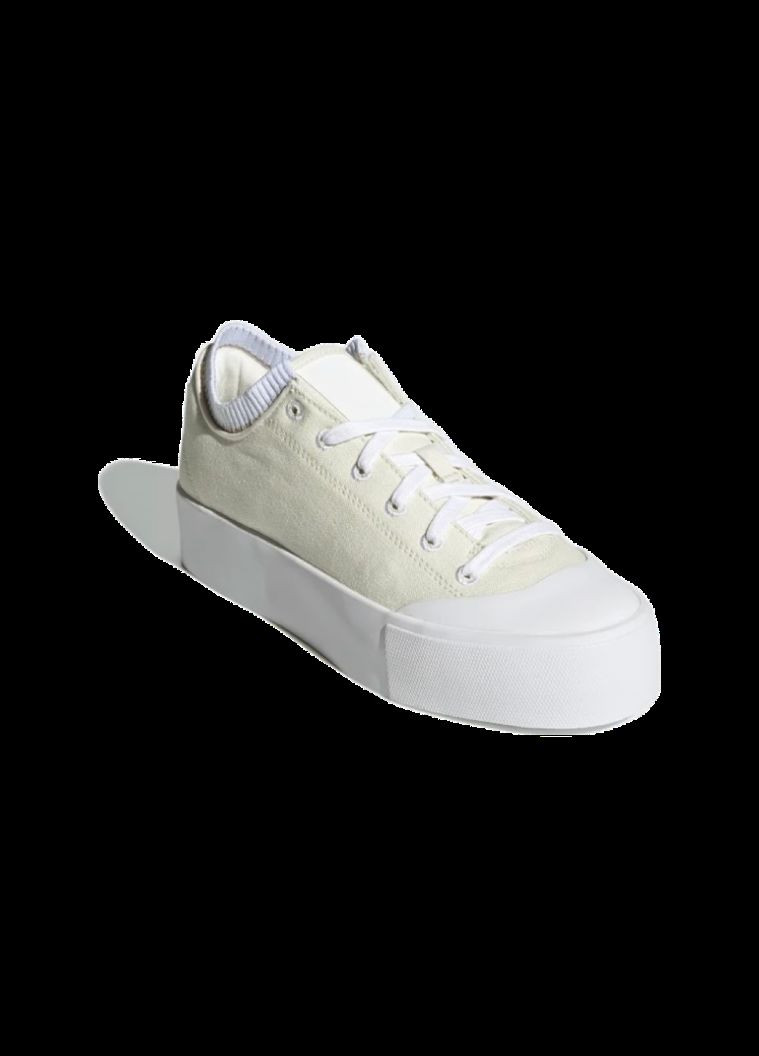 Женские кроссовки на платформе KARLIE KLOSS TRAINER XX92 adidas белые всесезоны (318519521)