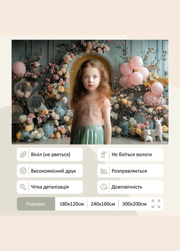 Вініловий фон (фотофон) для студії, Frontlit 450 г/м2, №53500-22 PhotoVinyl (359400438)