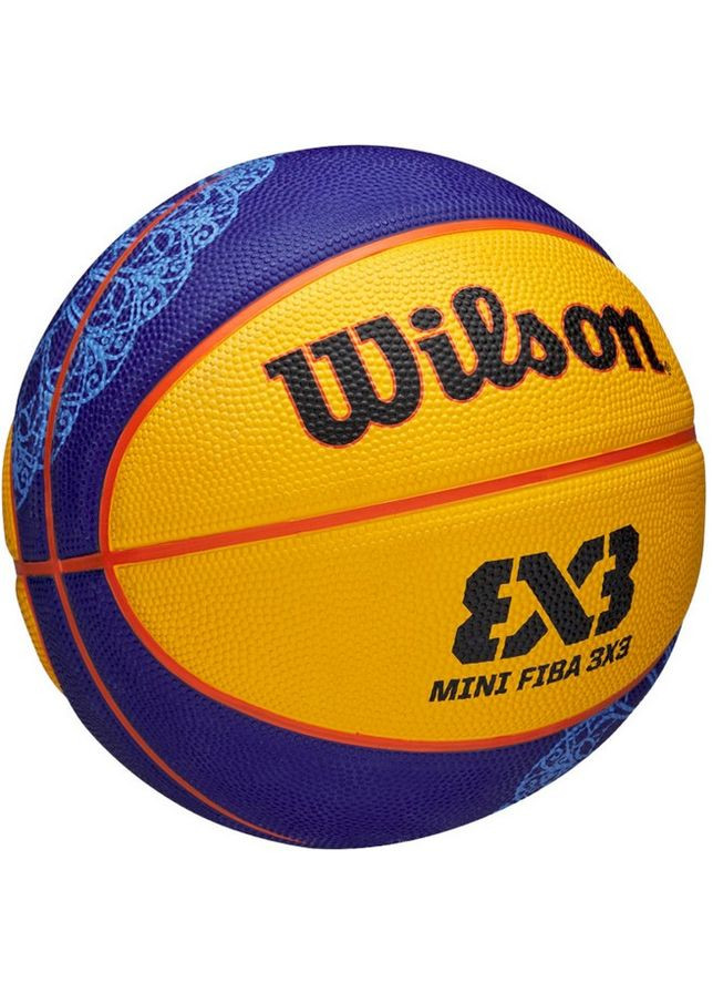 Баскетбольный мяч FIBA 3X3 Mini BSKT Paris 2024 (размер 3) WZ3015101XB3 Wilson (369142060)
