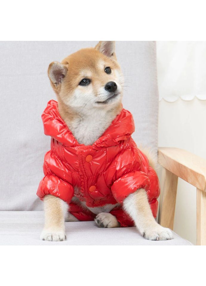 Теплый зимний комбинезон для собак на флисе размер L No Brand (368710092)