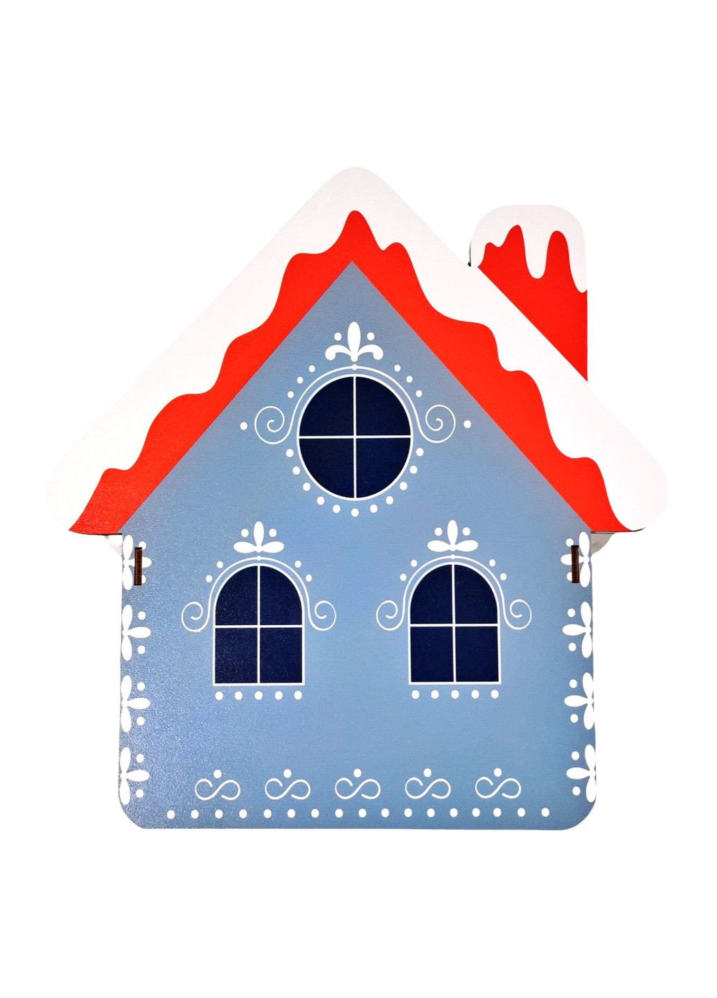 Подарок №33/2 "Рождественский домик" 880г (27х25х9см, в деревянной коробке) Унікальна цукерка (372656291)