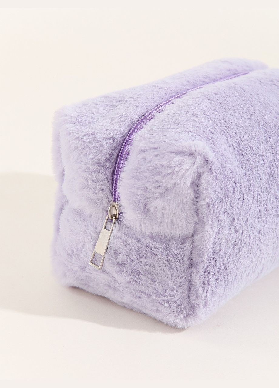 Косметичка Плюшевая Mirrow Фиолетовая (C3103004) No Brand (329443944)