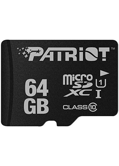 Карта памяти microSDXC LX Series 64GB Class 10 Без адаптера Patriot (276715205)