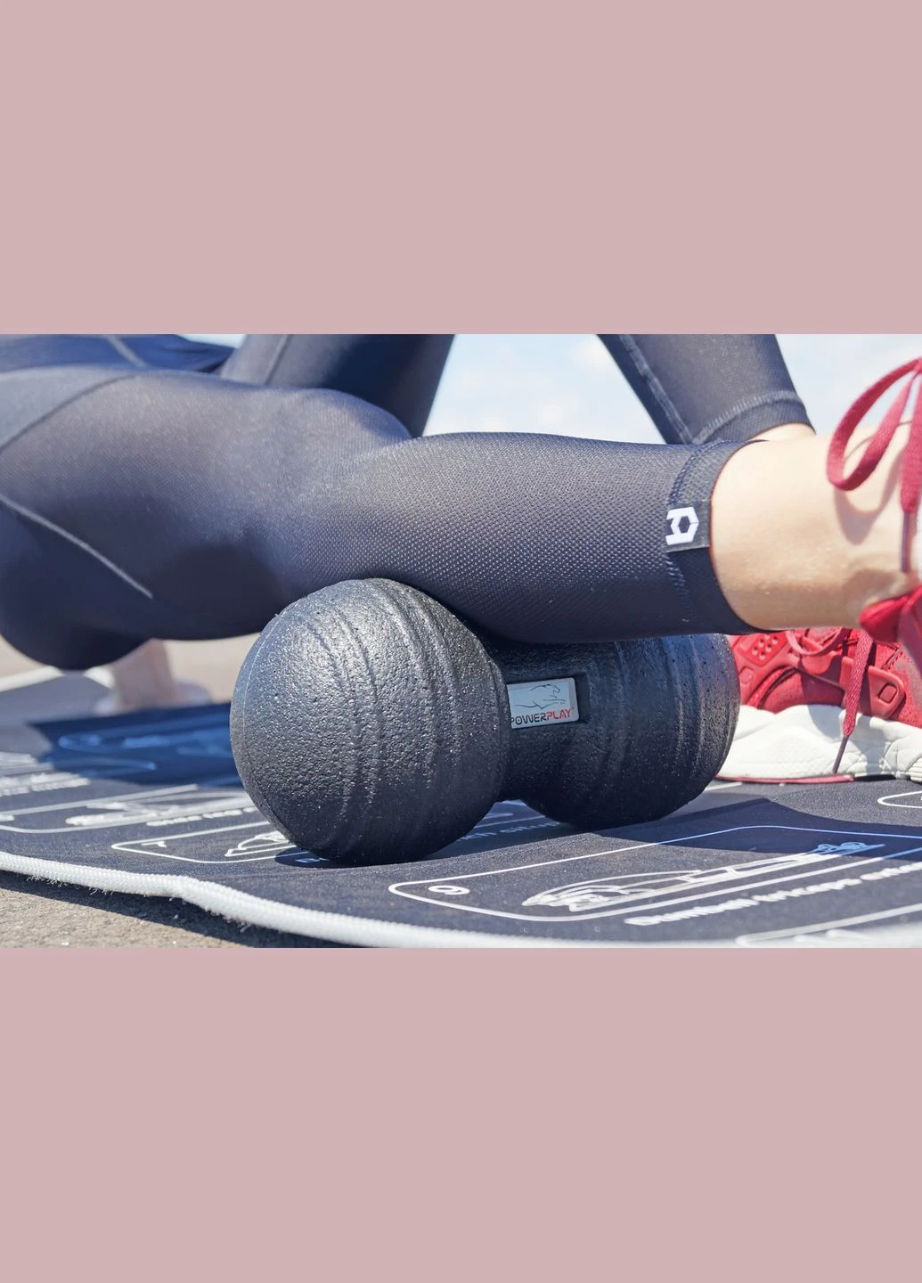 Набір масажних м'ячиків 4007 EPP Massage Ball Чорні (3 шт.) PowerPlay (389296189)