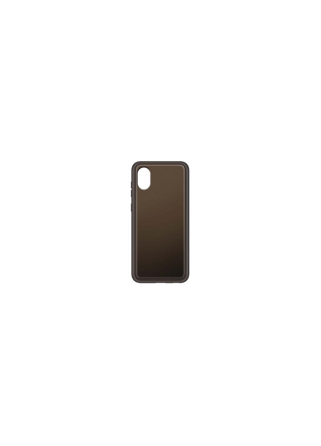 Чехол для моб. телефона (EFQA032TBEGRU) Samsung a03 soft clear cover black (275101165)