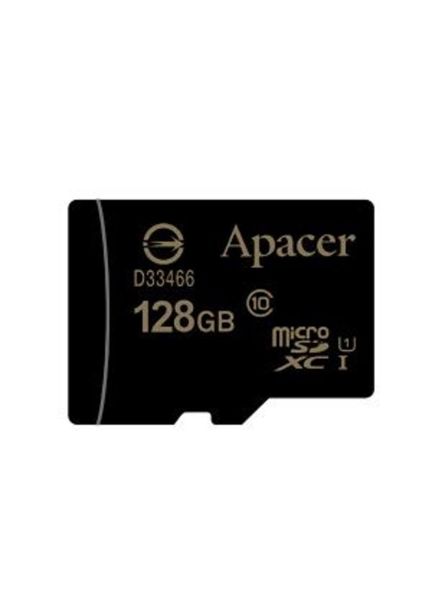 Карта памяти MicroSDXC 128Gb class 10 (adapter SD) AP128GMCSX10U1-R Apacer (276714130)