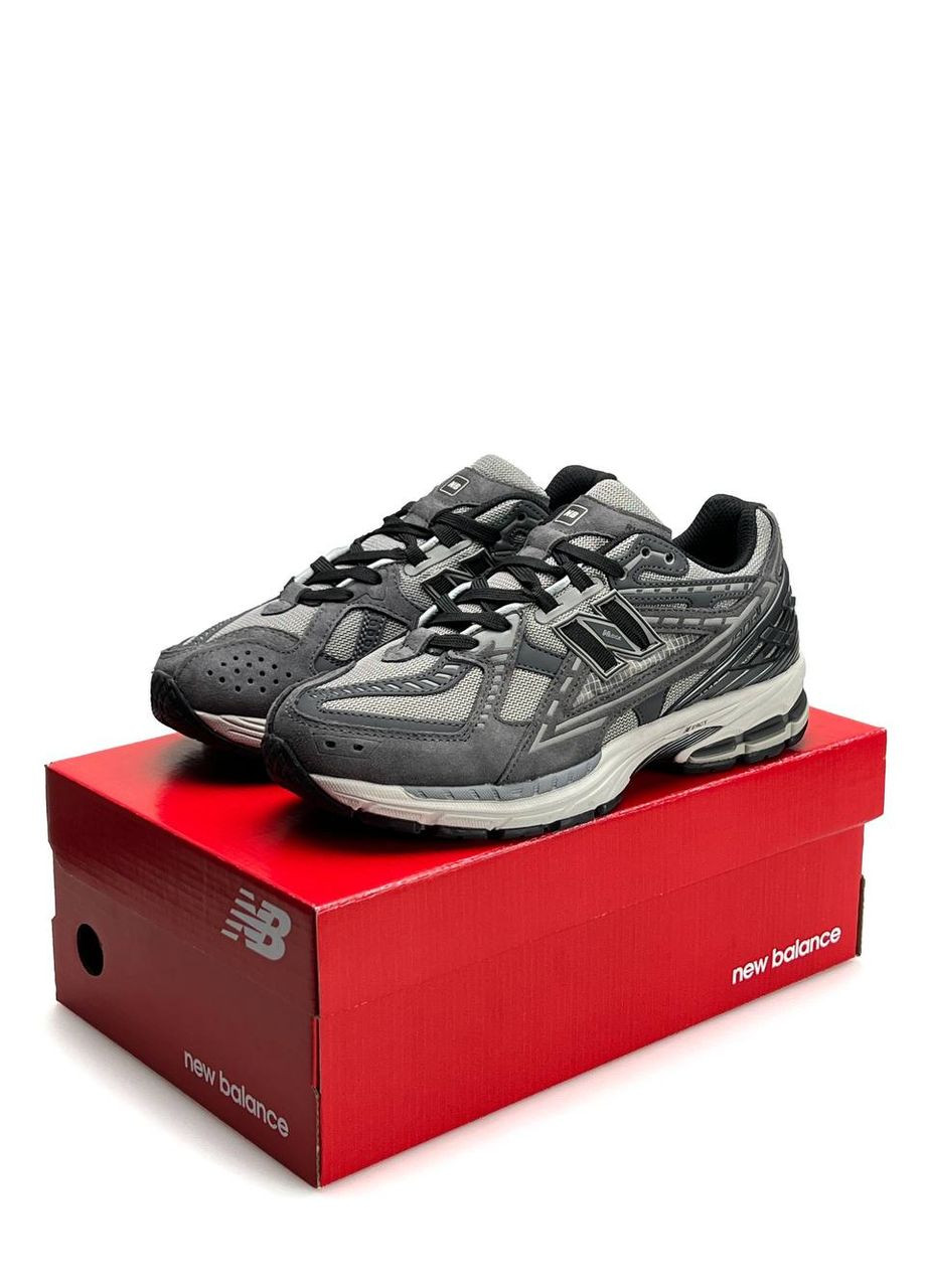Светло-серые демисезонные кроссовки мужские new balance No Brand 1906U Light Grey Black