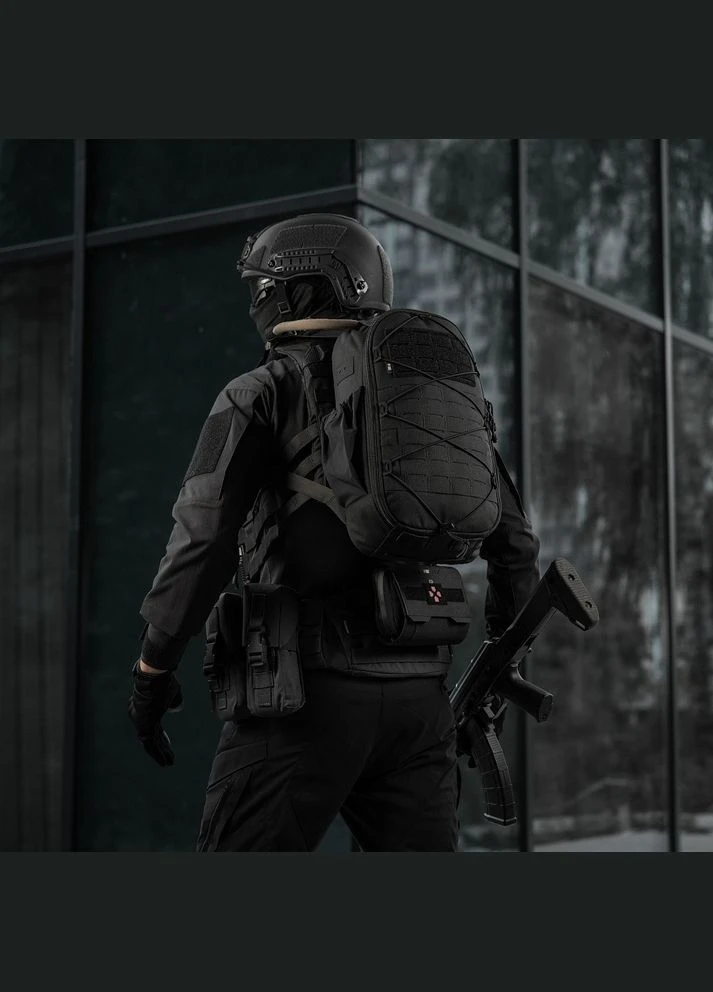 Рейдовый рюкзак (15 л) Sturm Elite Black с местом для гидратора M-TAC (311202050)