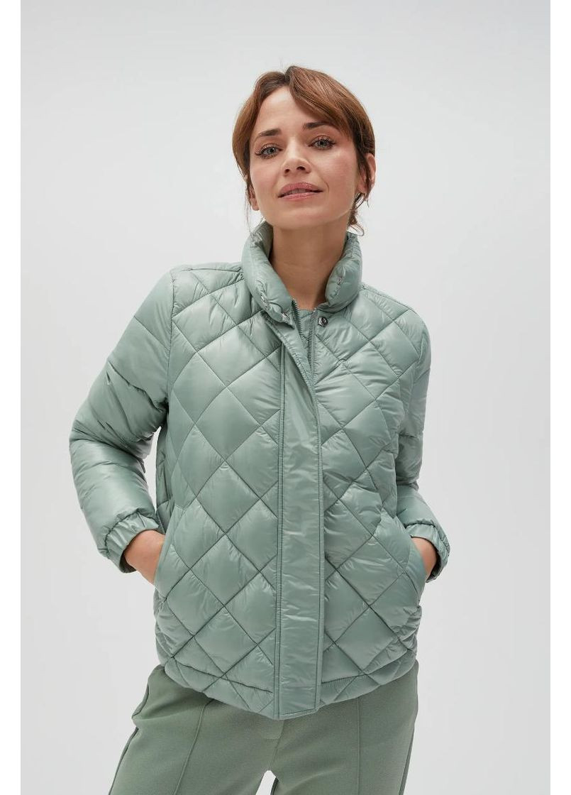 Оливковая демисезонная куртка Moodo