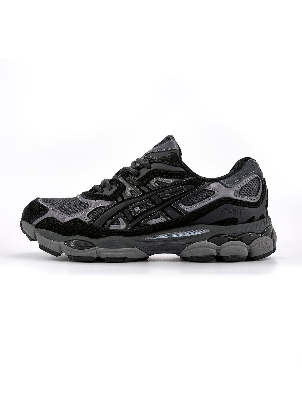 КРОССОВКИ ЖЕНСКИЕ ASICS GEL-NYC GRAPHITE GREY BLACK АСИКС ГЕЛЬ НЮК No Brand серые демисезоны (368869412)