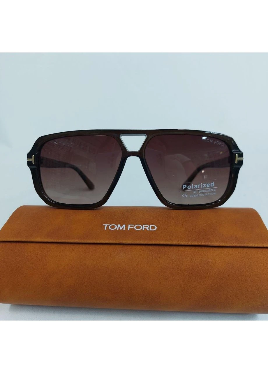 Очки Tom Ford, модель унисекс 2026, линза с поляризацией, футляр в комплекте No Brand (401293709)