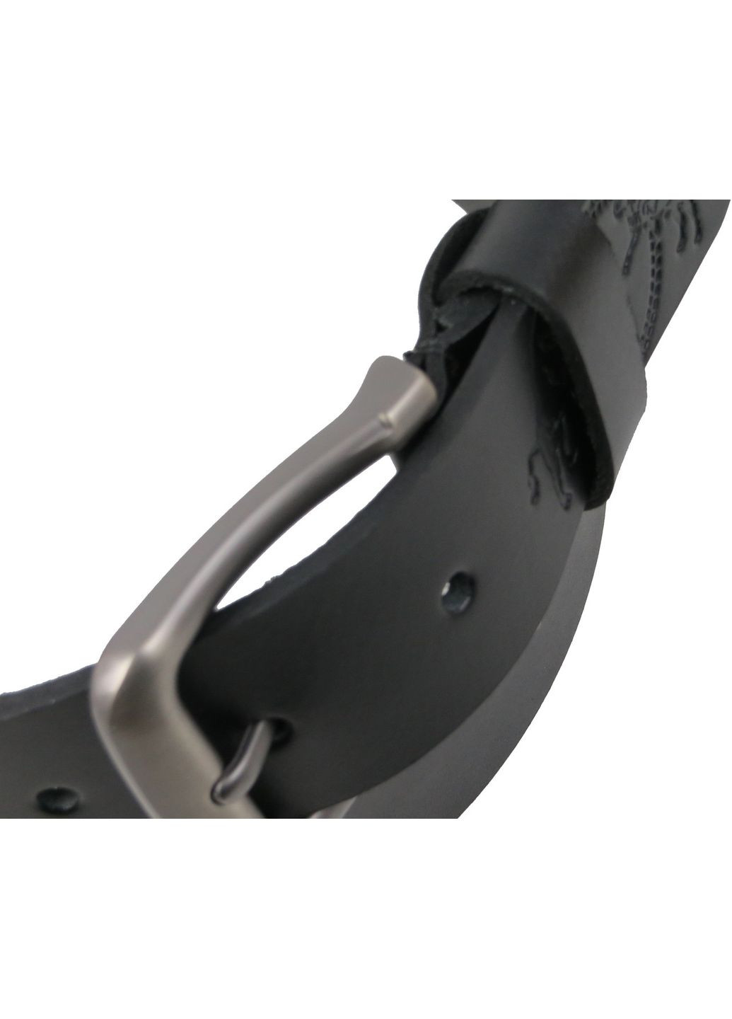 Чоловічий ремінь для джинсів, Україна чорний 3,8 см Skipper (361156800)