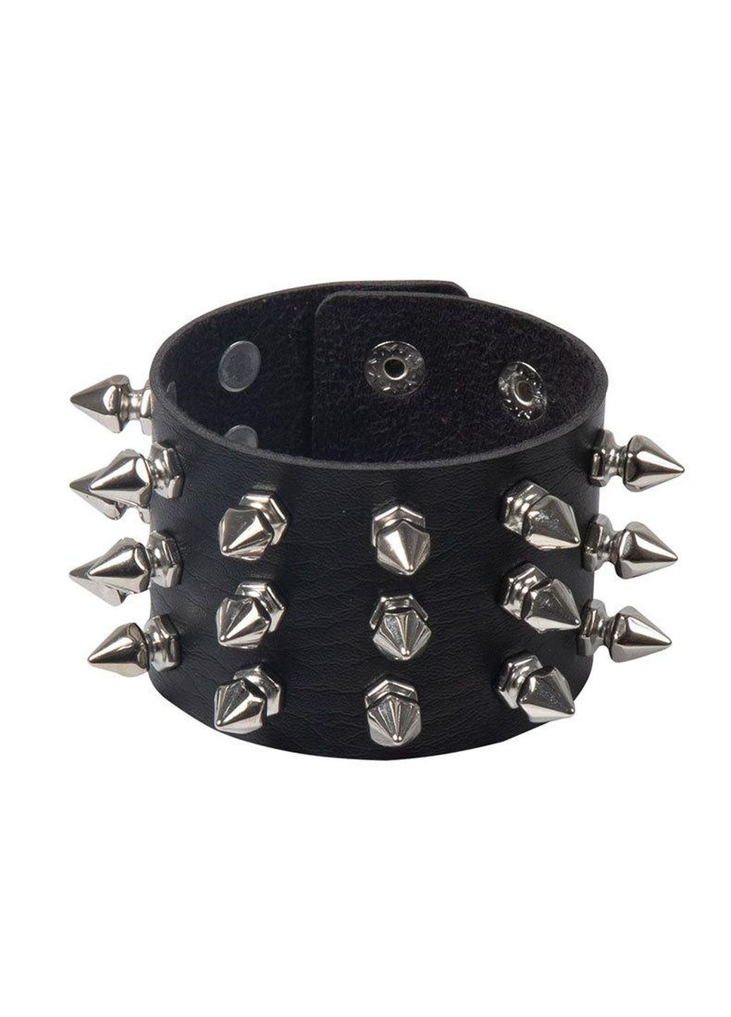 Стильный кожаный браслет с шипами на руку, рок браслет безразмерный web No Brand (290253001)