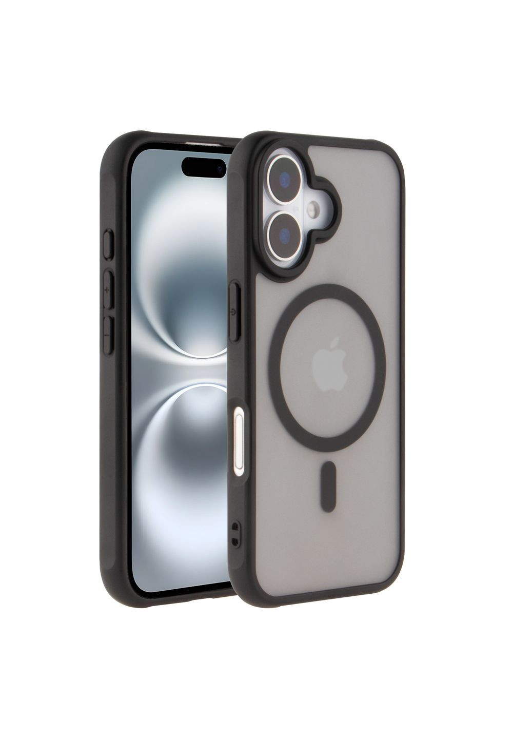 Чехол TPU+PC Anti Drop with MagSafe для iPhone 16 Plus Цвет Black No Brand Apple iPhone 16 Plus 2024 (336150662)