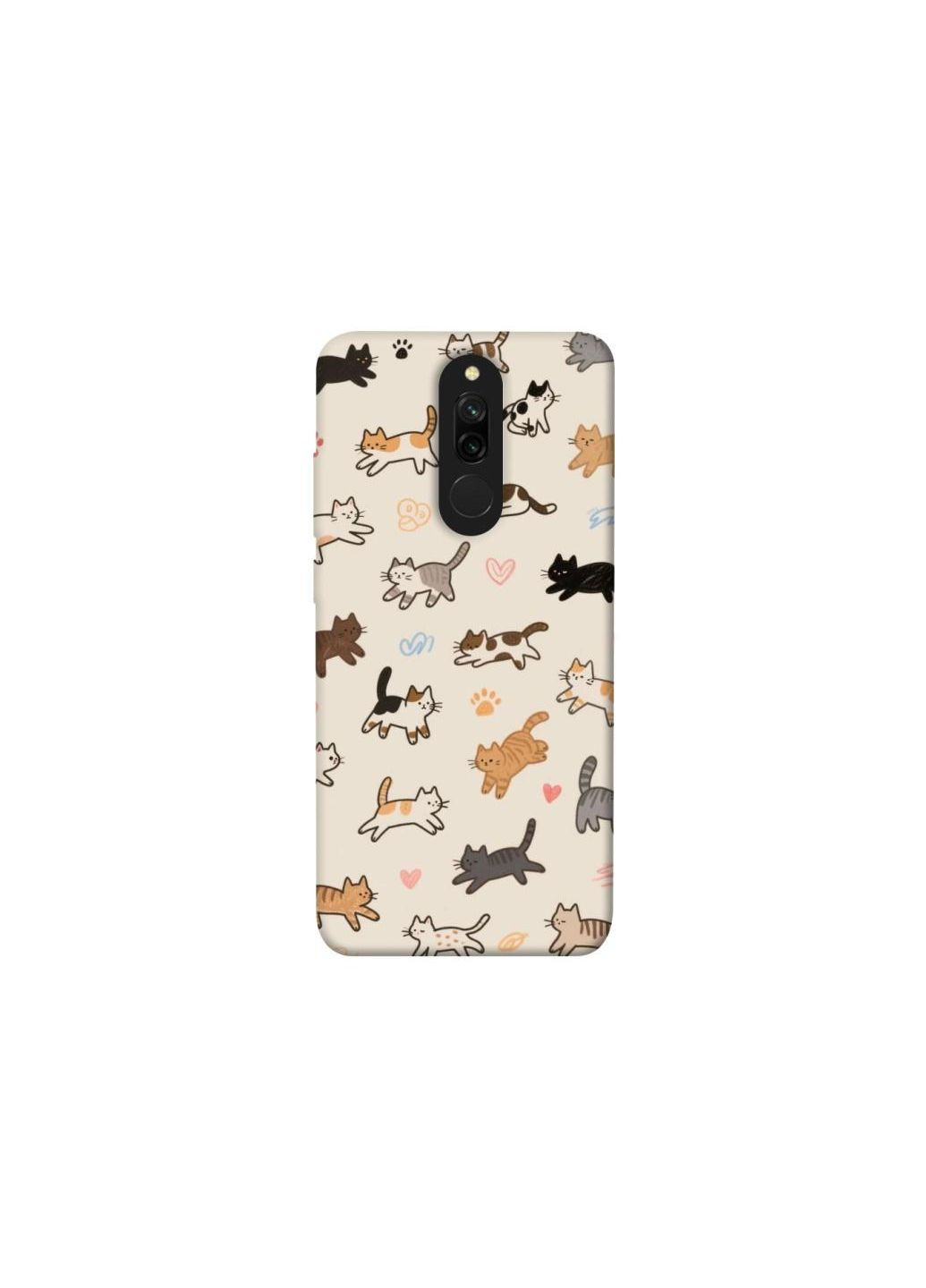 Чохол на Xiaomi Redmi 8 Cat style ver.2 Frontalka (361082677)