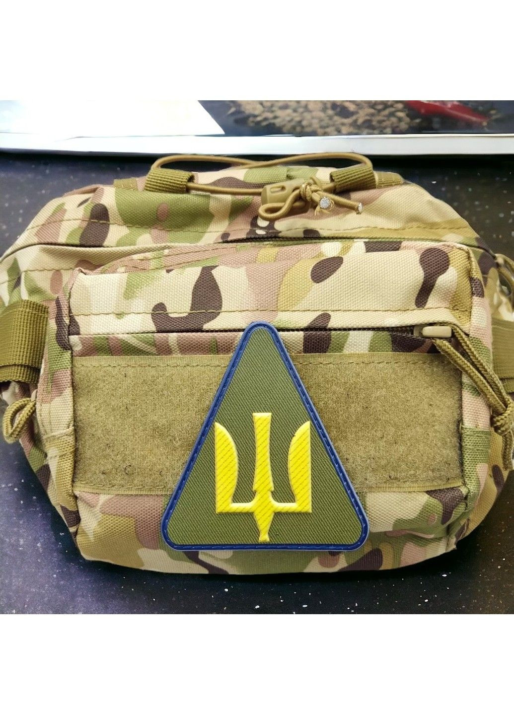 Патч / шеврон Воздушные силы ВСУ олива No Brand (294720786)