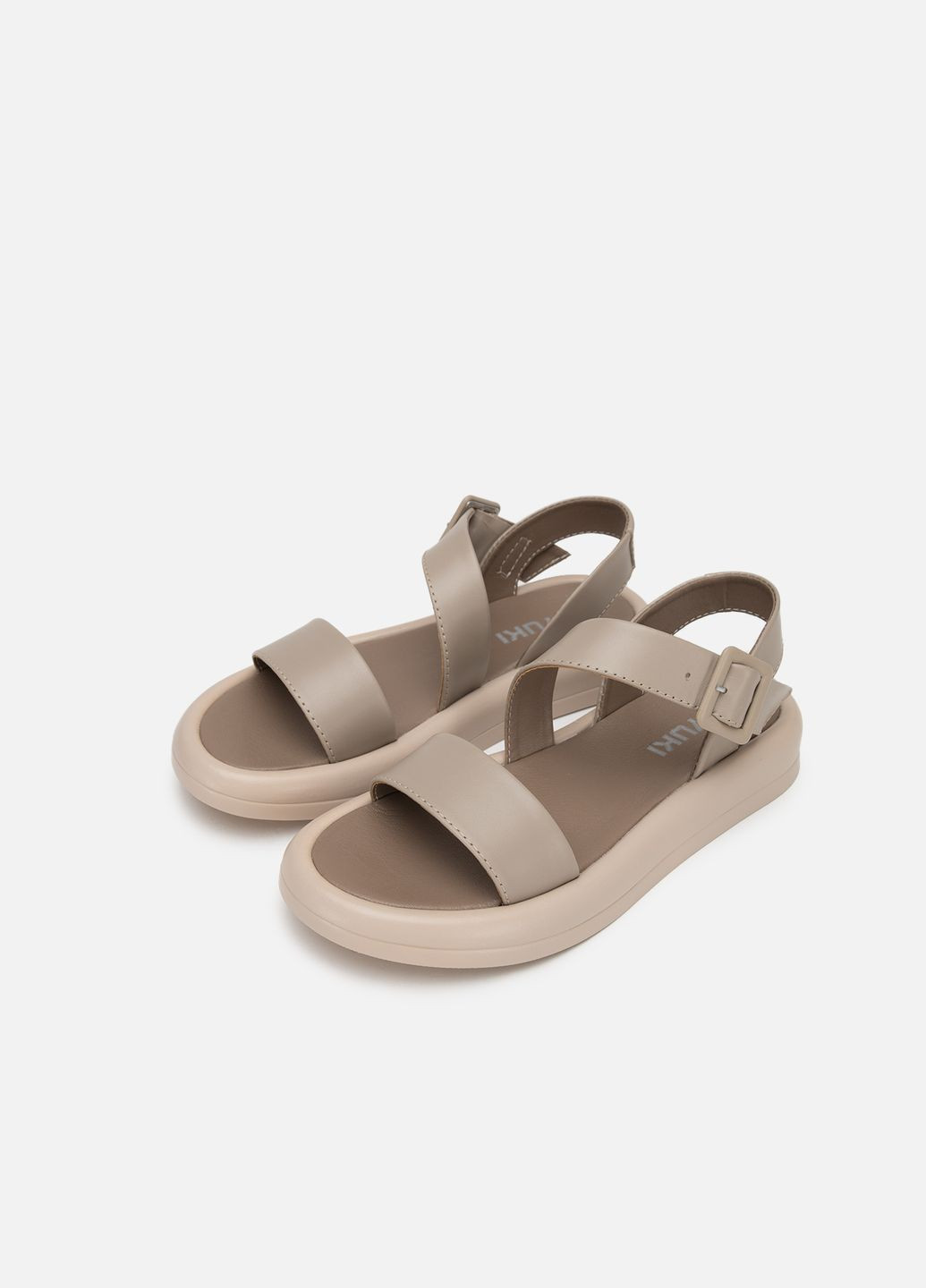 Жіночі босоніжки на платформі колір кавовий ЦБ-00244371 Yuki (294512094)