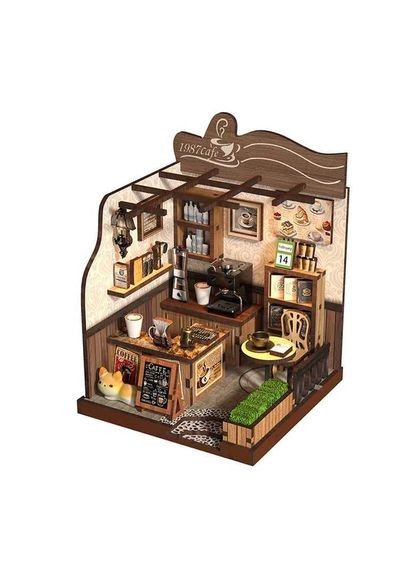 Румбоксу Заміська кав'ярня Country Café DIY Mini House Kit Roombox AW01-001 No Brand (362452877)