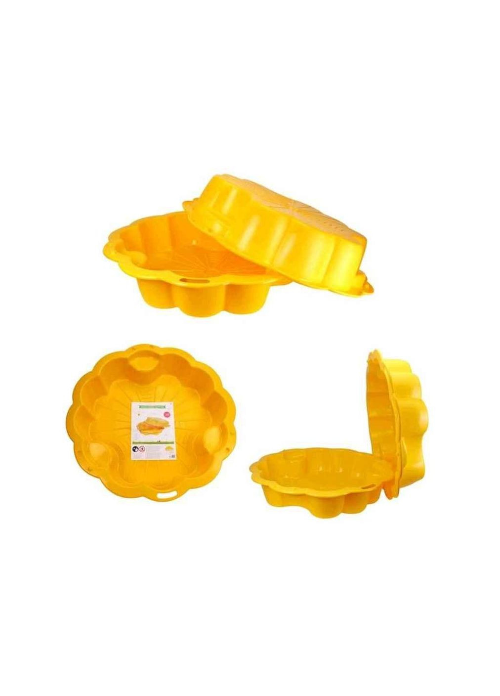 Песочница Цветок-маргаритка из 2-х частей T00218 ТМ ТехноК (333337344)