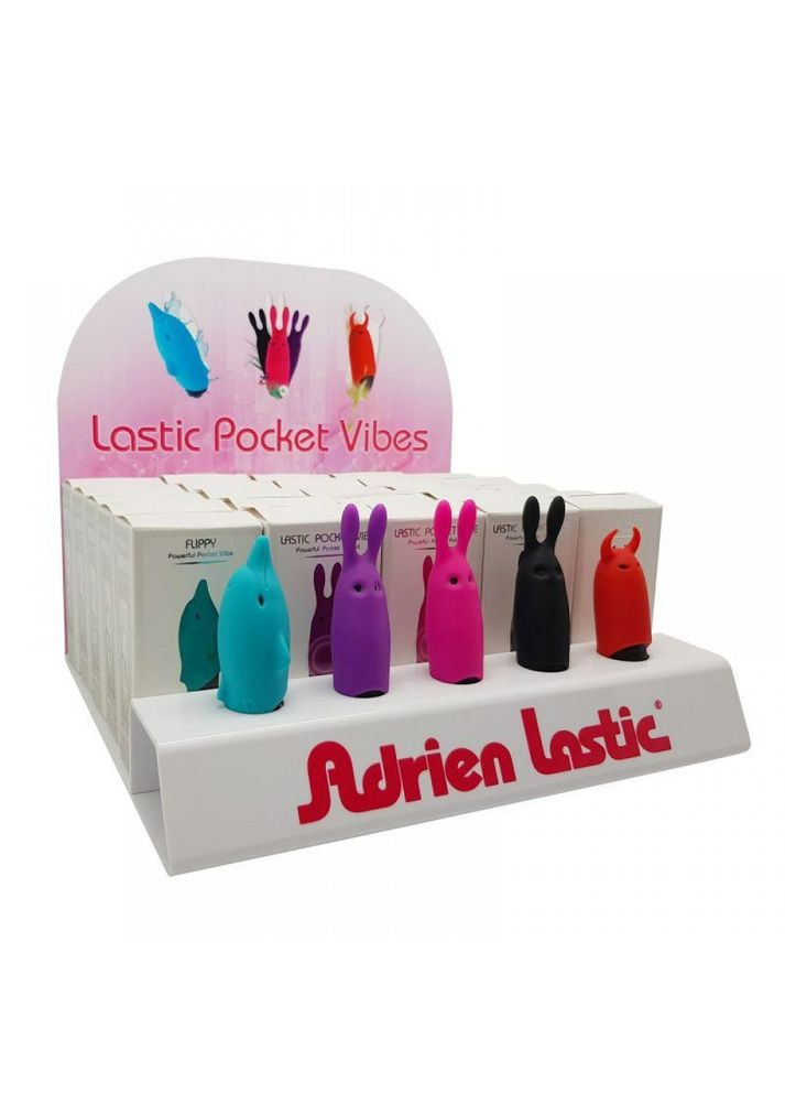 Мини-вибратор в виде дельфинчика, голубой, Adrien Lastic Pocket Vibe Flippy Blue, 7,5 х 2,5 см No Brand (303904625)