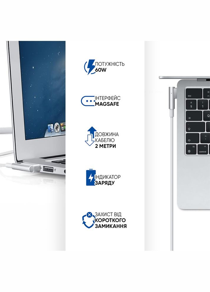 Блок питания 60W MagSafe для MacBook Pro (2010-2012) (ARS12028) ARS (325486190)