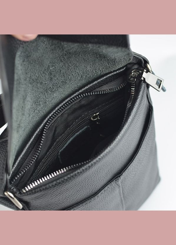 Шкіряна чоловіча маленька сумка через плече No Brand (305822011)