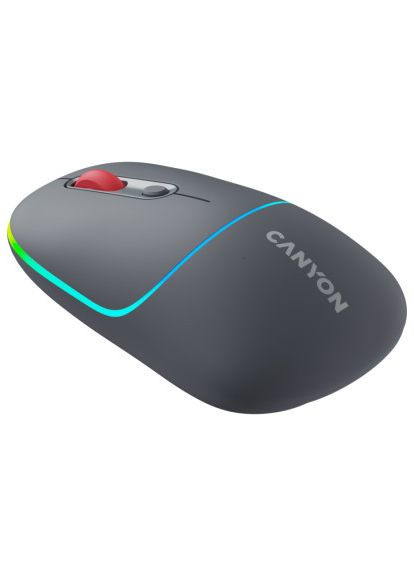 Мишка (CNS-CMSW22DG) Canyon MW-22 Dual Band RGB Wireless Dark Grey (366693266)