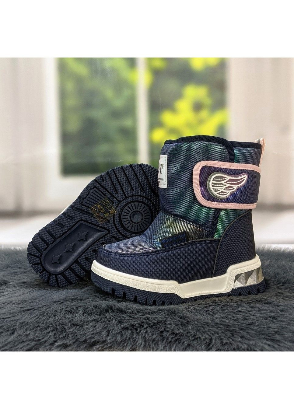 Чоботи дутики дитячі зимові для дівчинки Tom.M (314741194)