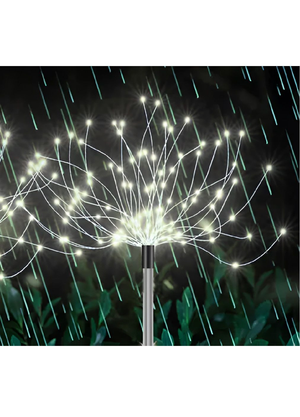 Набор садовых светильников ламп с работой от солнечной батареи холодный белый свет 2 штуки (479842-Prob) Одуванчики Unbranded (324741375)