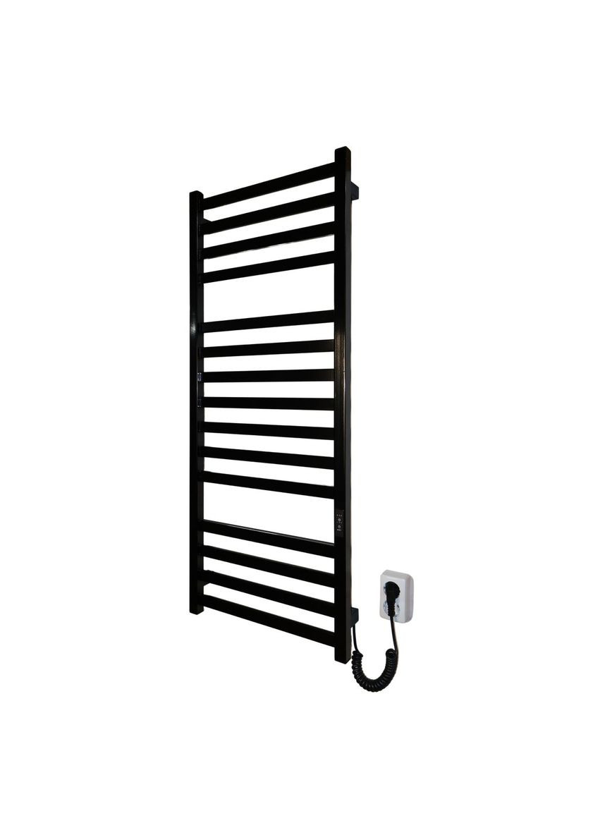Полотенцесушитель электрический с контроллером Черный глянец 1190*490 Carino RICARDO (367604633)