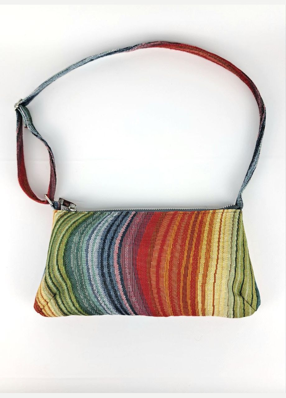 Сумка жіноча яскрава веселка з жаккарду на плече No Brand (322169842)