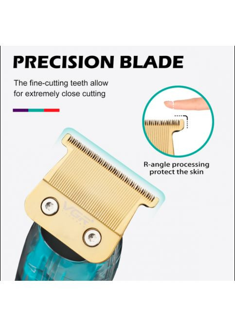 Машинка для стрижки волосся триммер для бороди VGR V-961 LED дисплей + 4 насадки MDR No Brand (371793935)