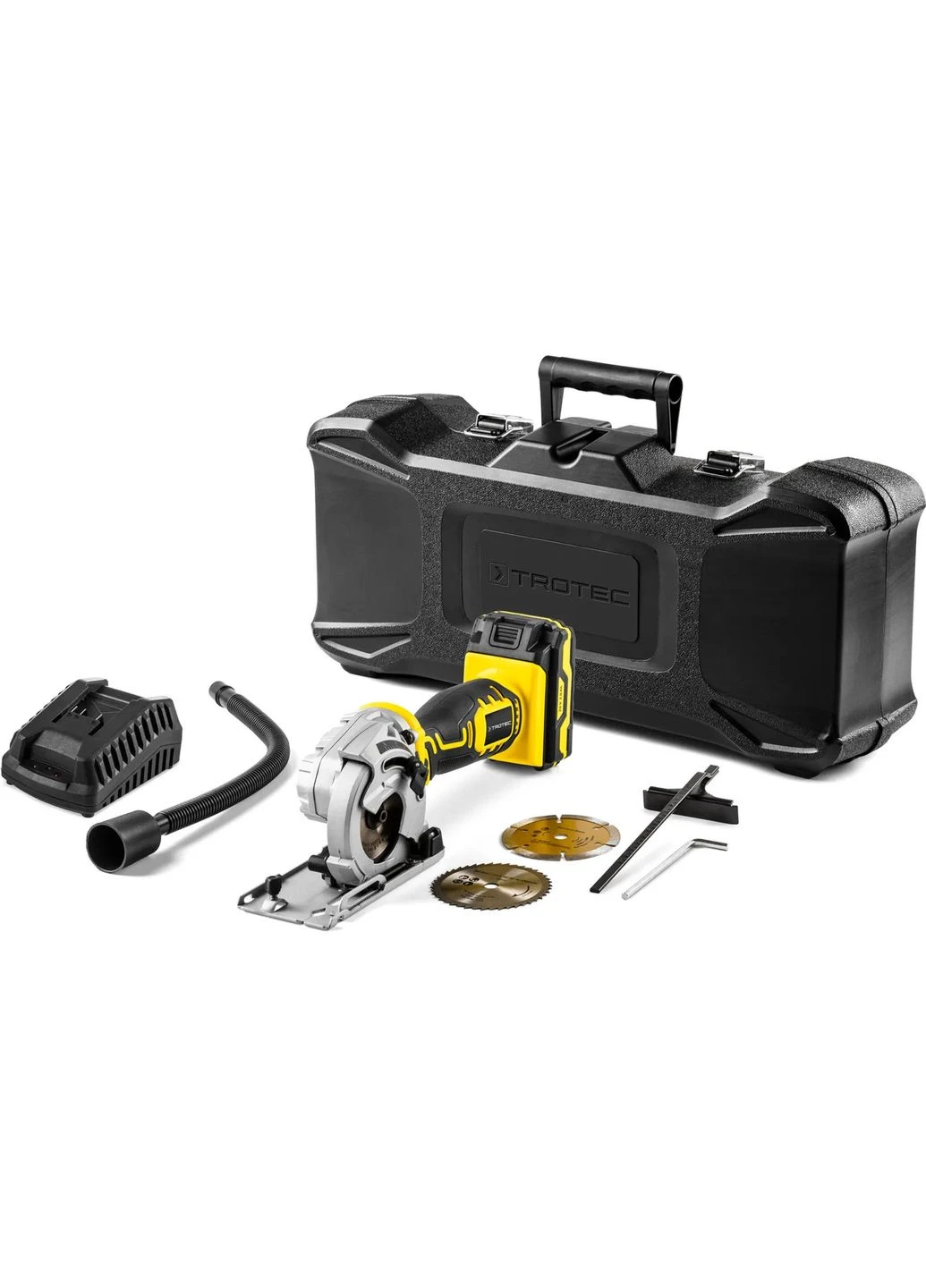 Пила циркулярная аккумуляторная мини PCSS 05-20V + кейс (4430000105) Trotec (392410218)