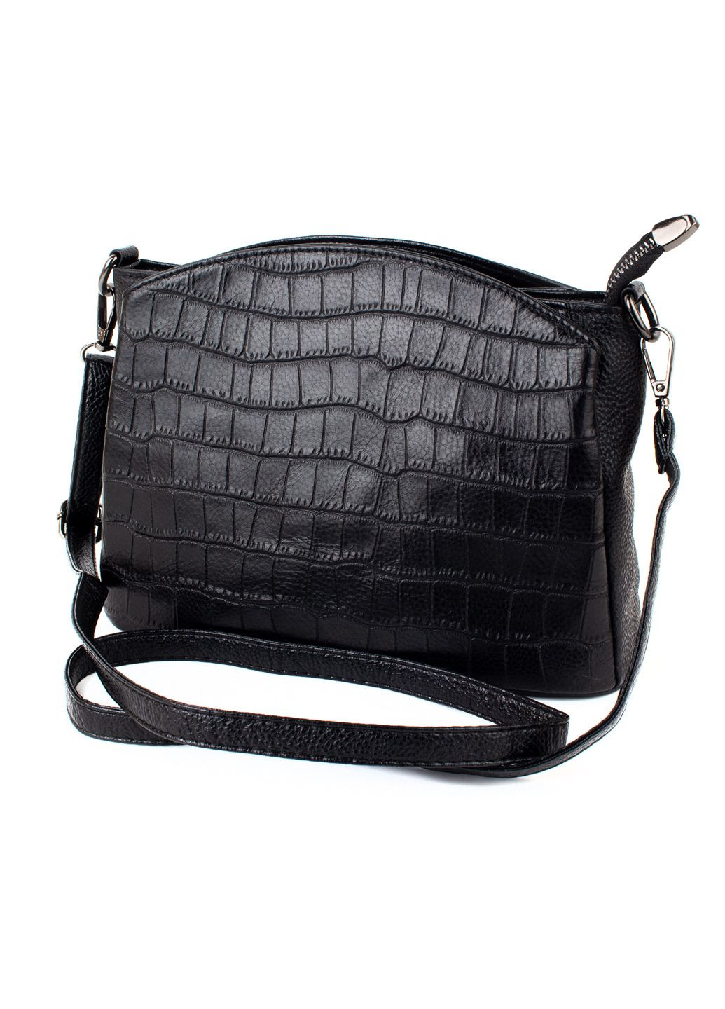 Жіноча шкіряна сумка з тисненням під крокодила Corze GL7250 (324026286)