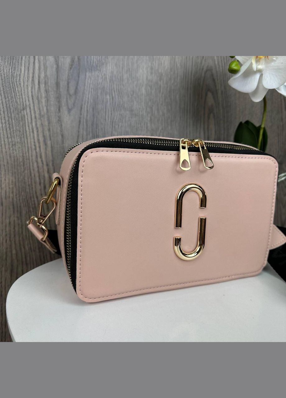 Модна жіноча міні сумочка клатч Пудровий No Brand (298997023)