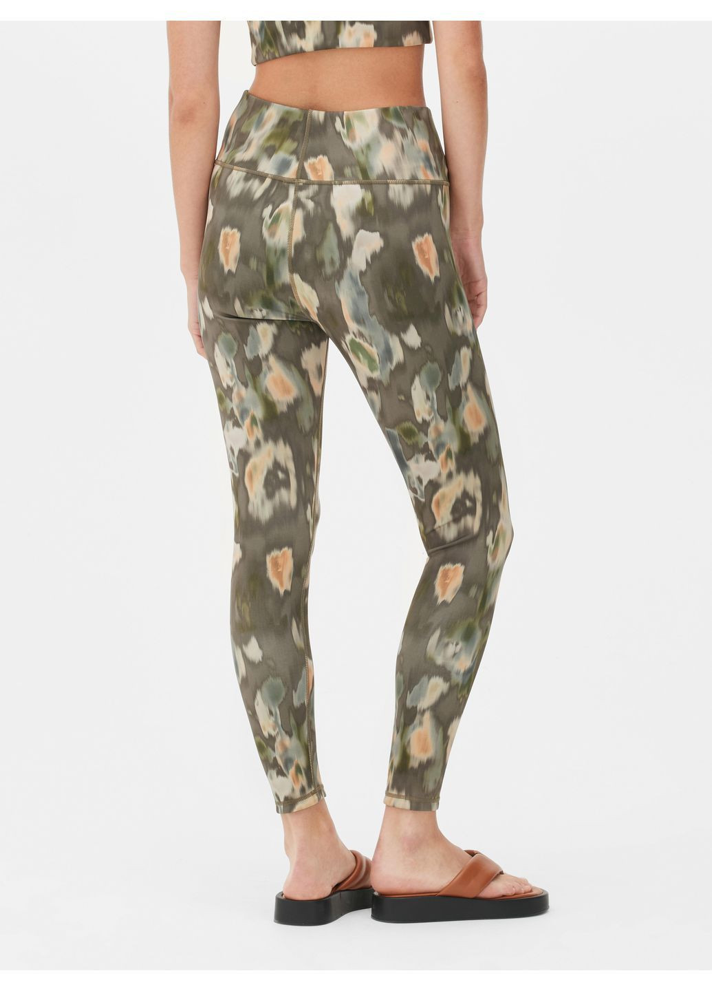 Лосини,зелений в візерунки, Primark (364533035)