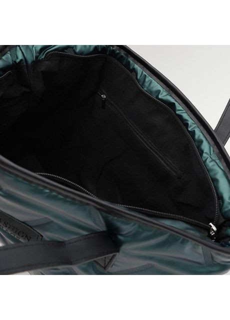 Сумка шоппер жіноча на плече велика Зелений 39121 Monsen (353302675)