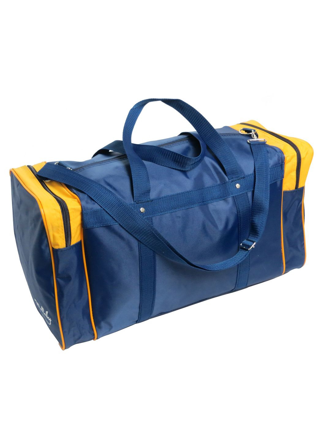 Сумка в дорогу 340-2 38л Синяя с желтым Wallaby (297643895)