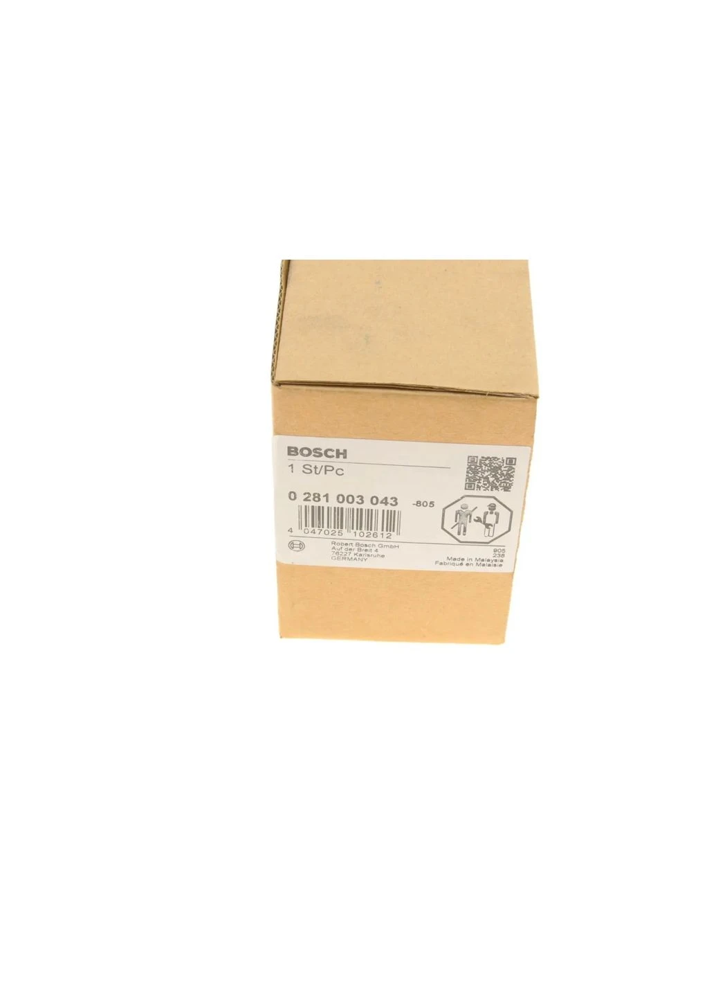 Блок керування свічками розжарювання FIAT Doblo 1.6/2.0D, PSA 1.3HDI (вир-во ) 0281003043 C.I.U Bosch (345761144)