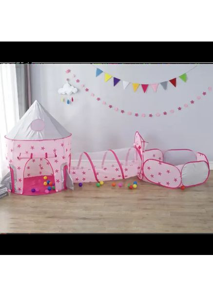 Намет дитячий ігровий / Великий дитячий намет з тунелем та сухим басейном / Намет будинок для дітей Intex (364874250)